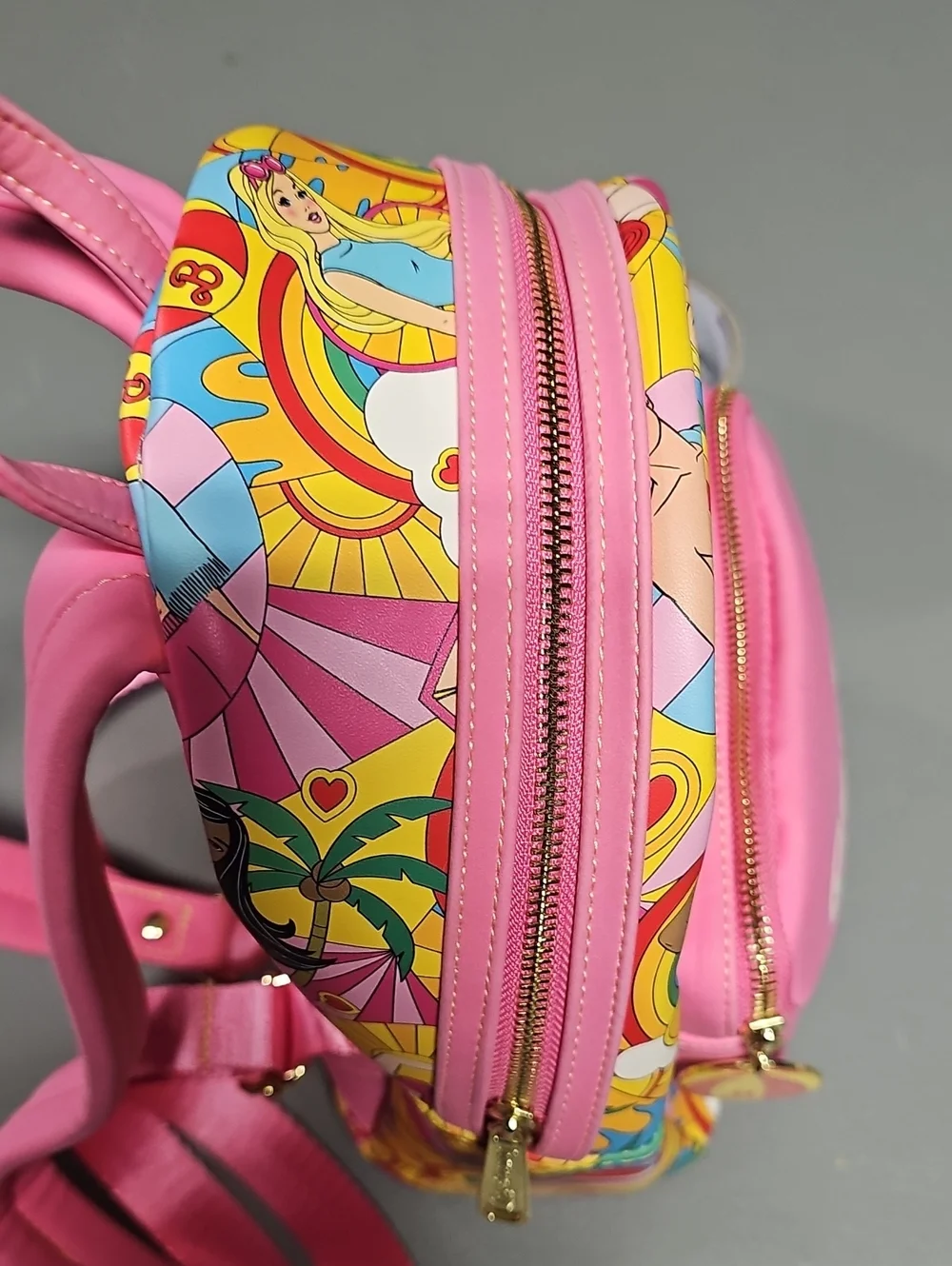 Loungefly × Barbie Fun In The Sun Mini Backpack Beach Theme Multicolor